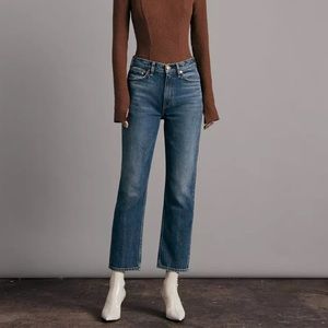 Rag & Bone Wren Straight jeans in Huntley
